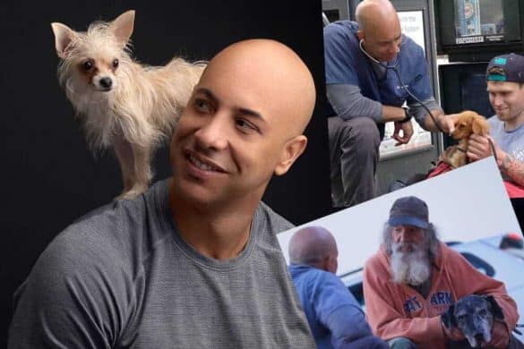 dr kwane stewart vet homeless tierarzt gratis behandlung obdachlose hunde