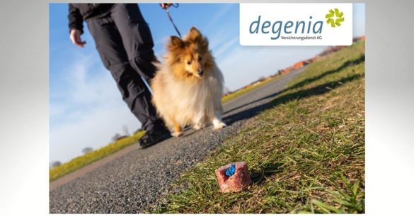Innovativ und Zeitgemäß: Die degenia Hundehalter-Haftpflicht bietet finanziellen Schutz - auch bei Giftköderattacken! /Foto: Degenia