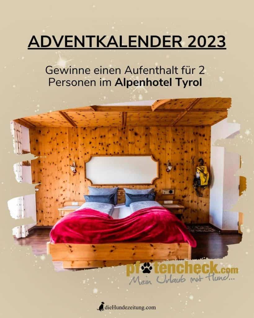 Türchen 22a Alpenhotel Tyrol diehundezeitung.com adventkalender gewinnspiel
